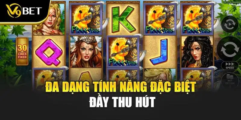 Nổ Hũ Thần Rừng Amazon V9bet Tạo Cơ Hội Trúng Thưởng Cực Lớn 3 Đa dạng tính năng đặc biệt đầy thu hút